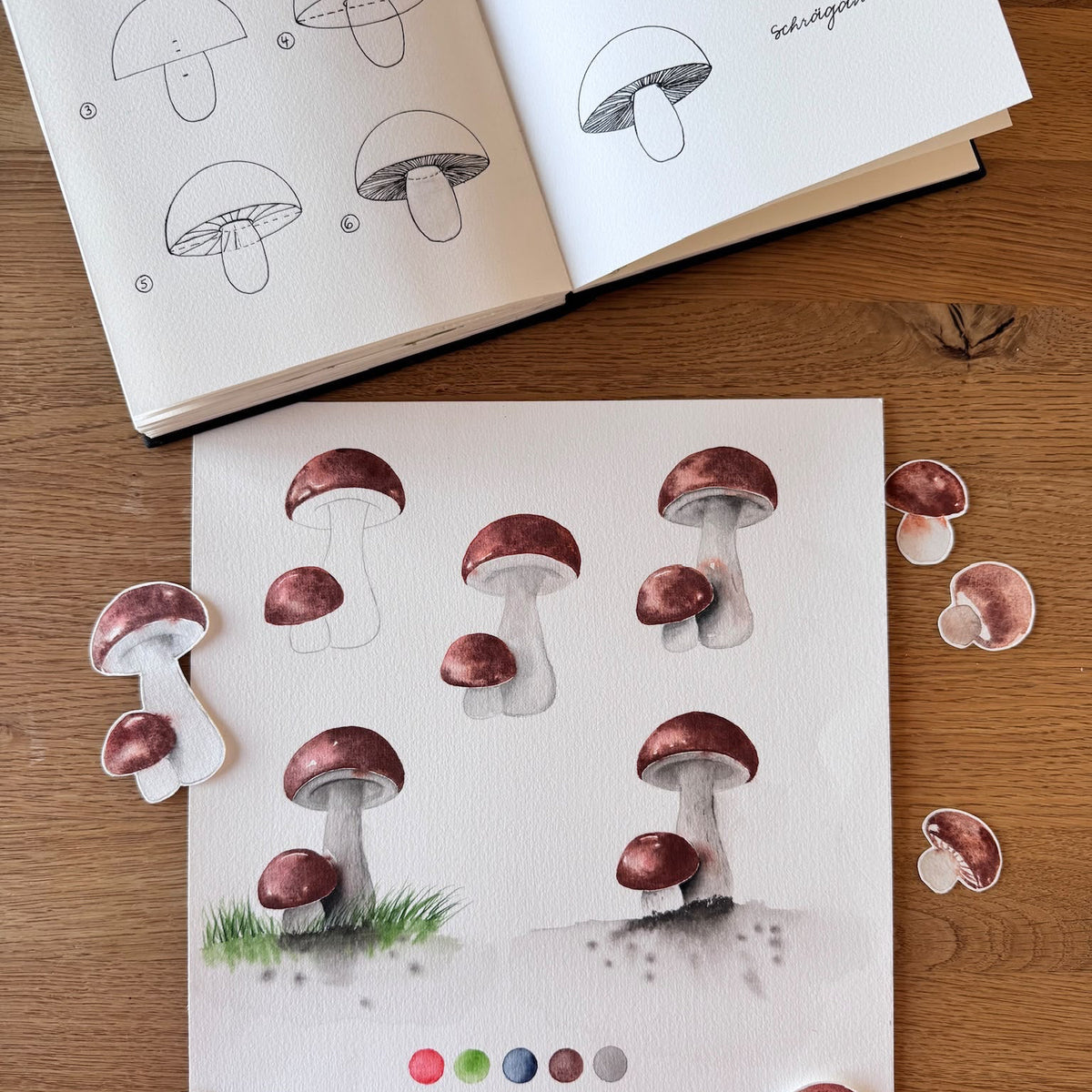 Herbstmotive in Aquarell – Aufbauworkshop