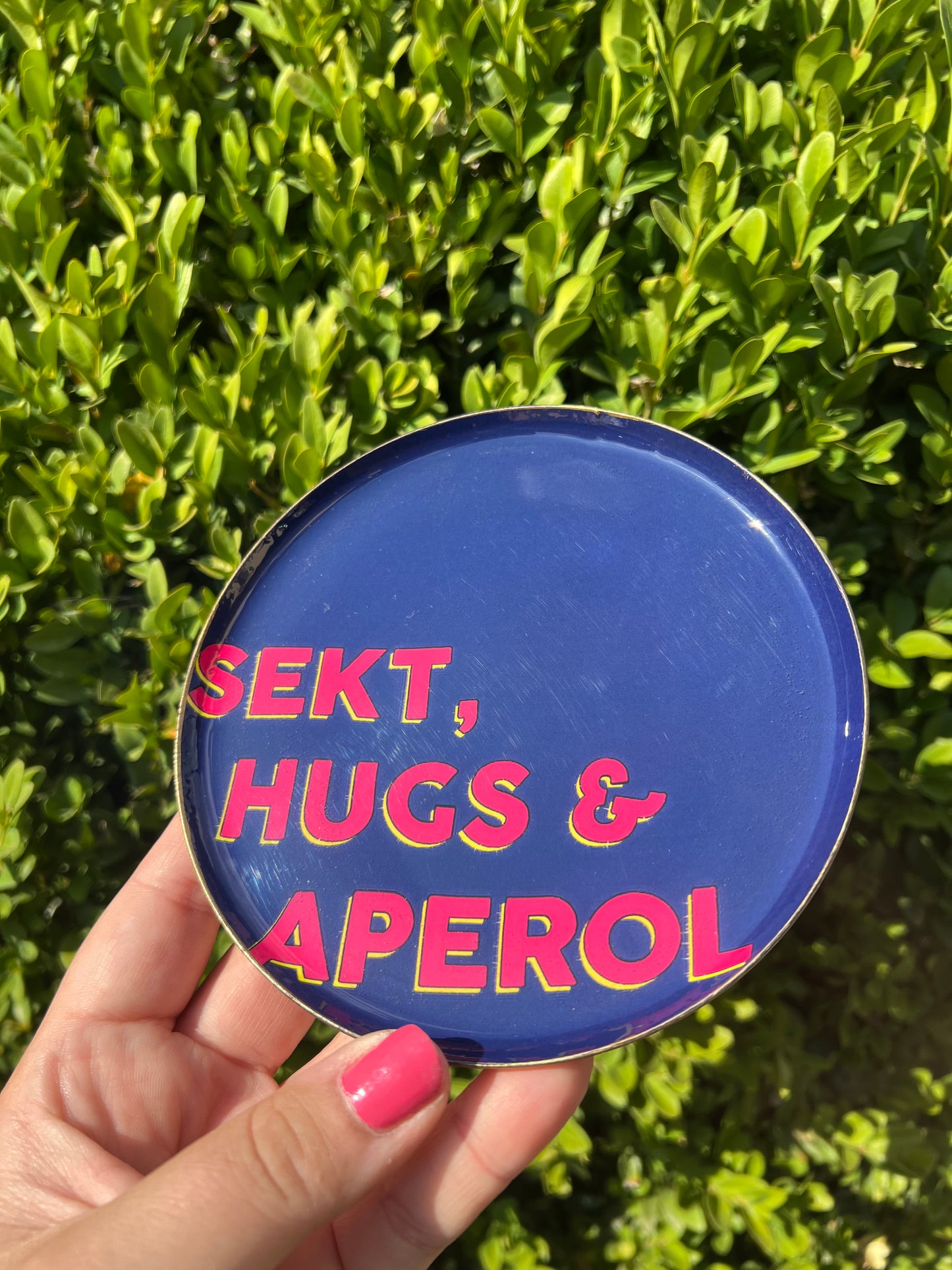 Tablett - Sekt, Hugs & Aperol, S