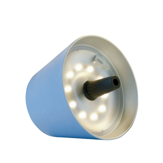 Top 2.0 LED RGBW-Akku-Flaschenleuchte, blau