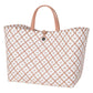 Motif Bag Shopper - copper blush & white