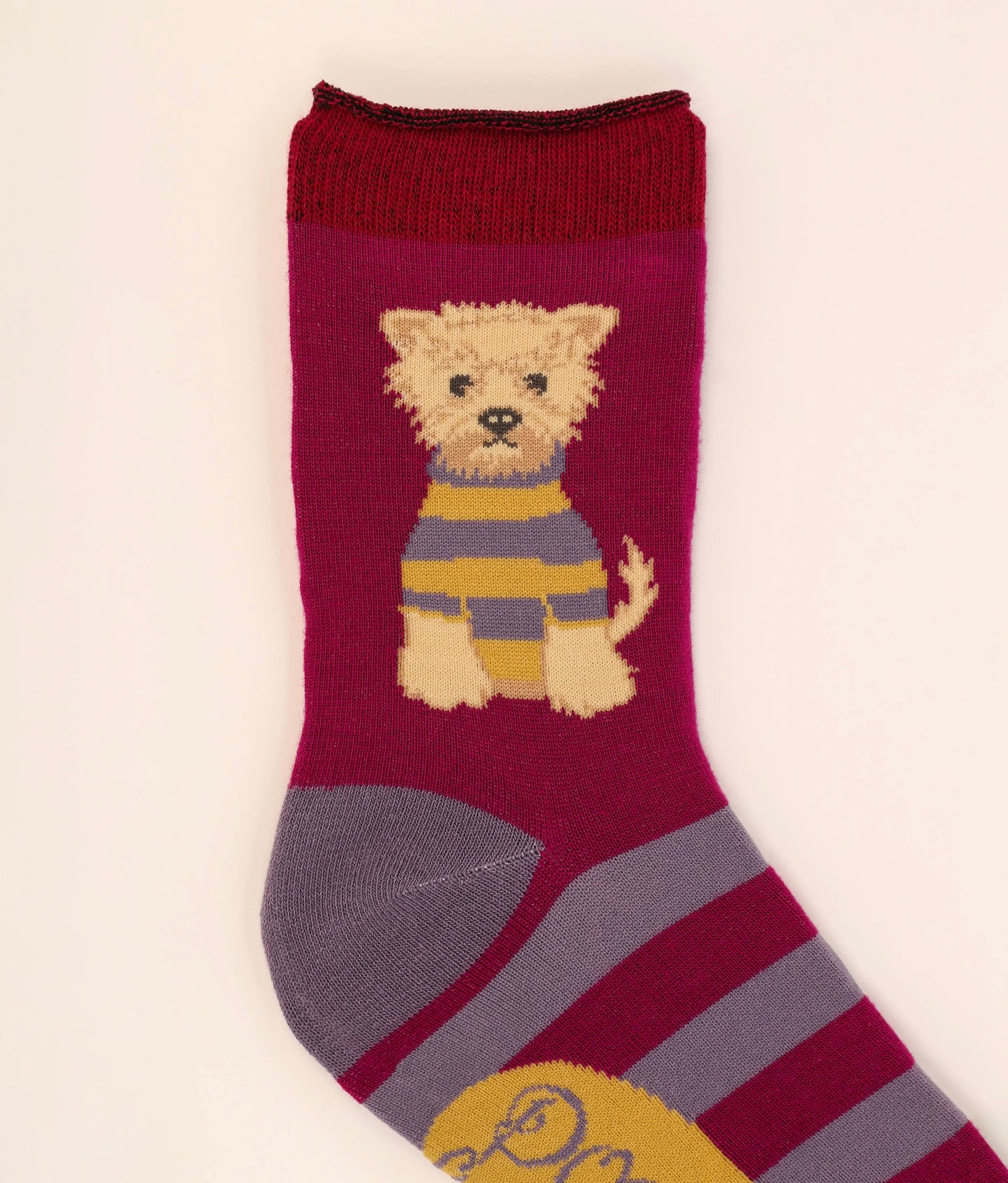 Socken - Westie, beere