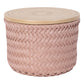 Aufbewahrungskorb mit Deckel, high XS, copper blush