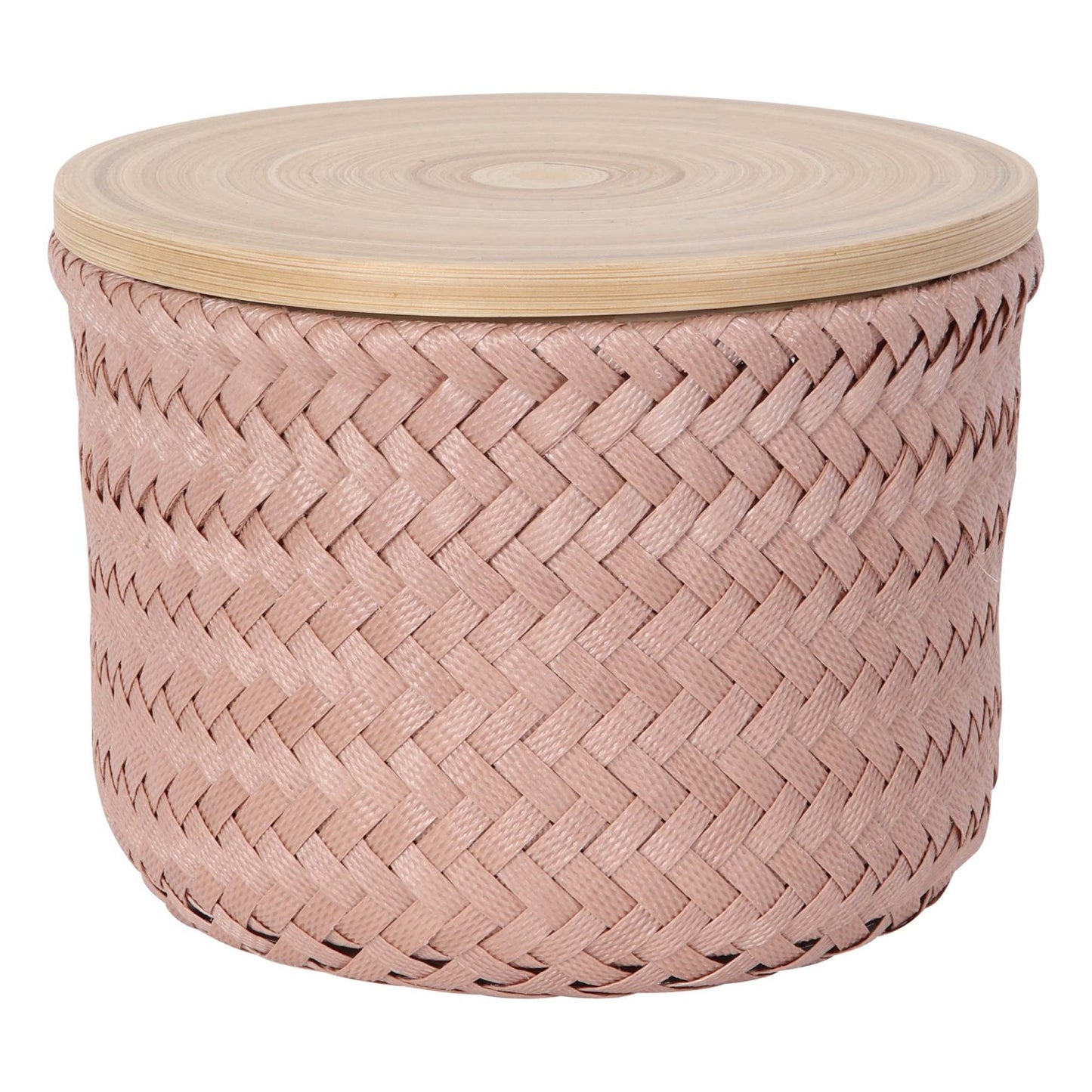 Aufbewahrungskorb mit Deckel, high XS, copper blush