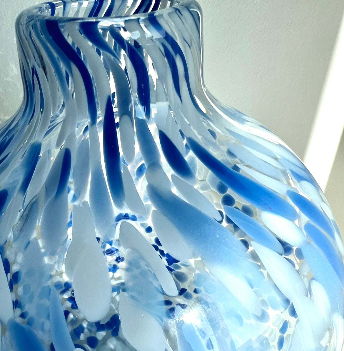 Vase Splash, blau